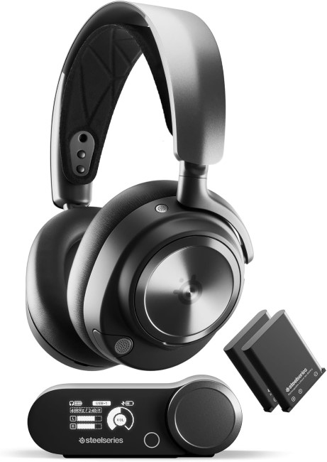  SteelSeries Arctis Nova Pro Wireless + Bluetooth - PC, PlayStation & Switch  